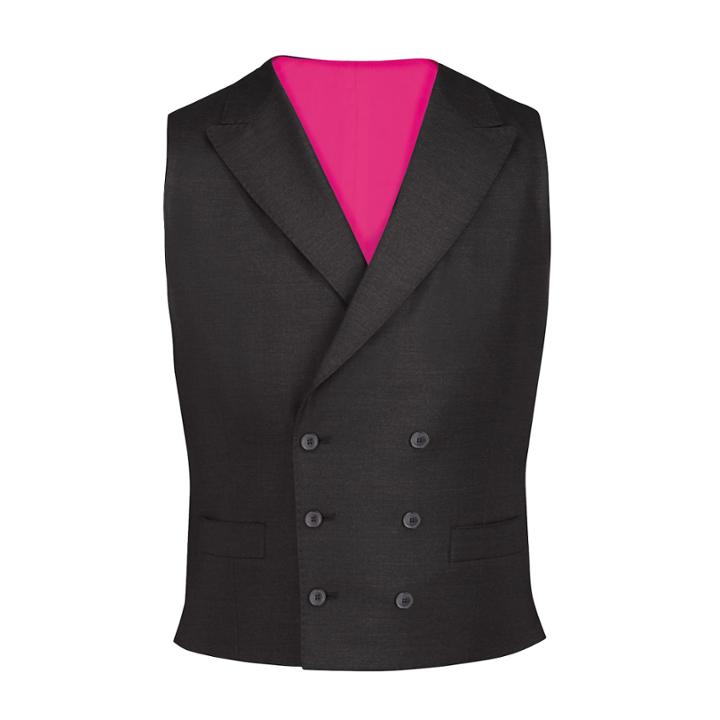 Charles Tyrwhitt Charles Tyrwhitt Charcoal Yorkshire Worsted Slim Fit Luxury Vest (40)