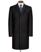 Charles Tyrwhitt Grey Wool And Cashmere Overwool/cashmere Coat Size 36 By Charles Tyrwhitt