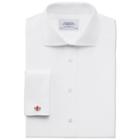Charles Tyrwhitt Extra Slim Fit Spread Collar Square Weave White Egyptian Cotton Dress Shirt Single Cuff Size 15.5/35 By Charles Tyrwhitt