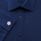 Charles Tyrwhitt Charles Tyrwhitt Classic Fit End-on-end Midnight Cotton Dress Shirt Size 15/35