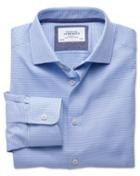 Charles Tyrwhitt Charles Tyrwhitt Extra Slim Fit Semi-cutaway Collar Business Casual Double-faced Sky Shirt