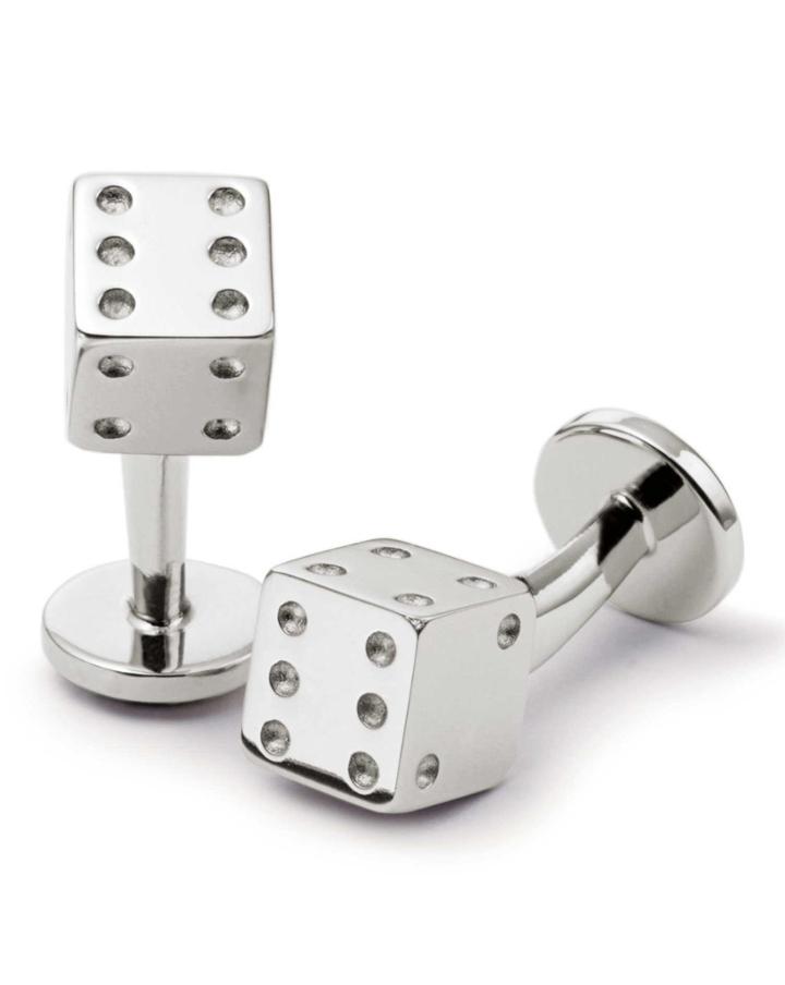 Charles Tyrwhitt Charles Tyrwhitt Silver Dice Cufflinks