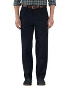 Charles Tyrwhitt Navy Classic Fit Single Pleat Weekend Cotton Chino Pants Size W32 L30 By Charles Tyrwhitt