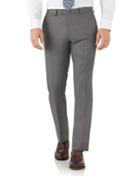 Charles Tyrwhitt Grey Slim Fit Italian Suit Wool Pants Size W32 L30 By Charles Tyrwhitt