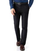 Charles Tyrwhitt Charles Tyrwhitt Dark Navy Slim Fit Cotton Flannel Trouser Size W32 L30