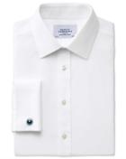 Charles Tyrwhitt Charles Tyrwhitt Extra Slim Fit Non-iron Micro Spot White Shirt