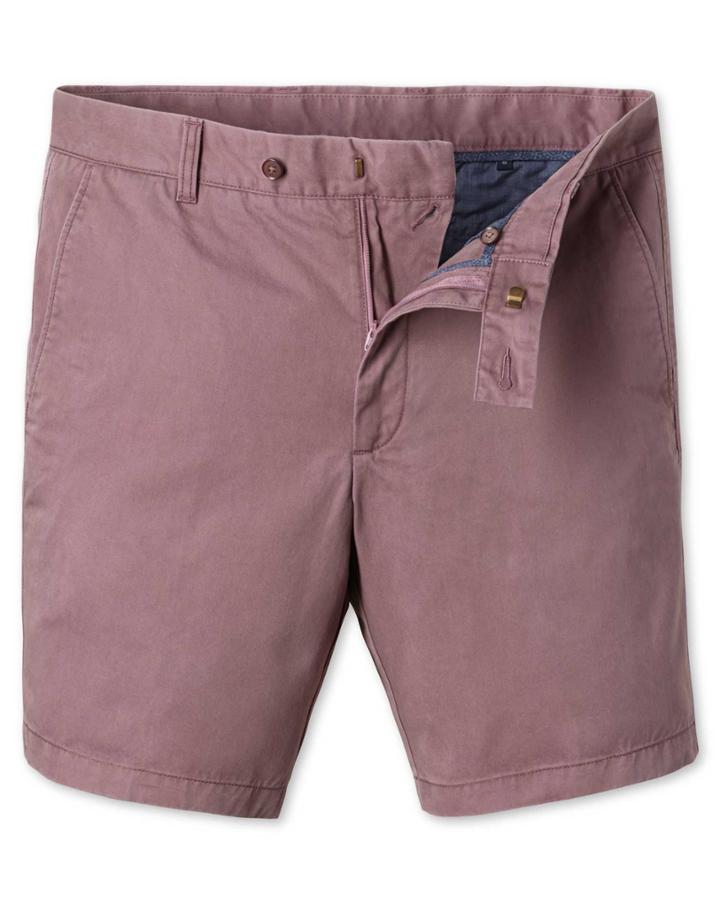  Light Pink Chino Cotton Shorts Size 30 By Charles Tyrwhitt