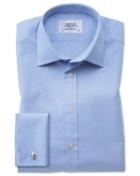 Charles Tyrwhitt Slim Fit Oxford Sky Blue Cotton Dress Shirt French Cuff Size 14.5/33 By Charles Tyrwhitt