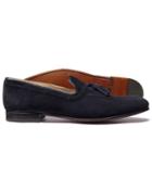  Navy Suede Tassel Loafer Size 12 By Charles Tyrwhitt