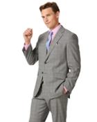  Grey Price Of Wales Classic Fit Panama Business Suit Wool Jacket Size 38 By Charles Tyrwhitt