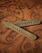  3 Pack Solid Brass Spread Collar Stays By Charles Tyrwhitt
