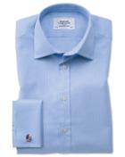 Charles Tyrwhitt Extra Slim Fit Oxford Sky Blue Cotton Dress Shirt Single Cuff Size 14.5/33 By Charles Tyrwhitt