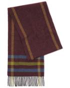  Burgundy Donegal Lambswool Scarf By Charles Tyrwhitt