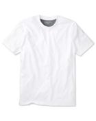  White Cotton T-shirt Size Large By Charles Tyrwhitt