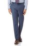 Charles Tyrwhitt Airforce Blue Slim Fit Cross Hatch Weave Italian Suit Wool Pants Size W32 L38 By Charles Tyrwhitt