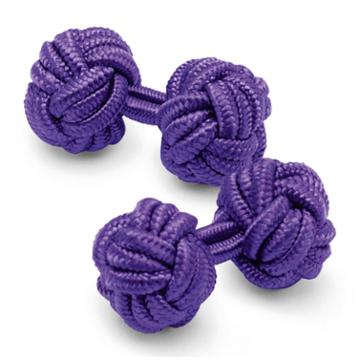Charles Tyrwhitt Charles Tyrwhitt Purple Cuff Knot Cuff Links