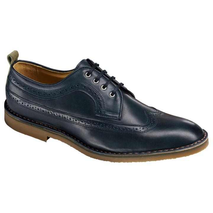 Charles Tyrwhitt Charles Tyrwhitt Navy Ledbury Wing Tip Derby Shoes (10 Us)