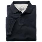 Charles Tyrwhitt Charles Tyrwhitt Navy Short Sleeve Plain Classic Fit Essential Pique Polo (l)