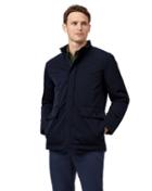  Navy Showerproof Field Synthetic Coat Size Large By Charles Tyrwhitt