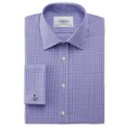 Charles Tyrwhitt Charles Tyrwhitt Purple Small Gingham Classic Fit Shirt (154)