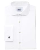 Charles Tyrwhitt Charles Tyrwhitt Slim Fit Extreme Cutaway Collar Non-iron Twill White Shirt