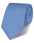 Charles Tyrwhitt Sky Silk Classic Plain Tie By Charles Tyrwhitt