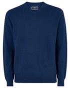  Blue Cashmere V Neck Sweater Size Large By Charles Tyrwhitt