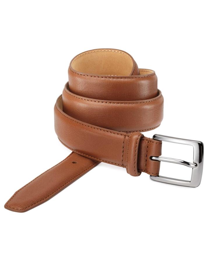 Charles Tyrwhitt Tan Textured Leather Dress Belt Size 38-40 By Charles Tyrwhitt