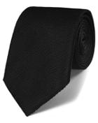 Charles Tyrwhitt Black Silk Plain Classic Tie By Charles Tyrwhitt