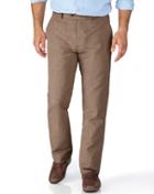 Charles Tyrwhitt Charles Tyrwhitt Brown Slim Fit Cotton Linen Cotton/linen Tailored Pants Size W32 L32