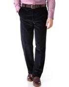 Charles Tyrwhitt Charles Tyrwhitt Navy Classic Fit Jumbo Cord Cotton Tailored Pants Size W32 L30