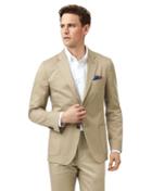  Stone Slim Fit Cotton Suit Jacket By Charles Tyrwhitt