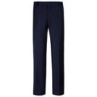 Charles Tyrwhitt Charles Tyrwhitt Navy Slim Fit Herringbone Yorkshire Worsted Luxury Suit Wool Pants Size W30 L38