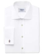 Charles Tyrwhitt Charles Tyrwhitt Slim Fit Semi-cutaway Collar Regency Weave White Shirt