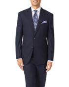 Charles Tyrwhitt Navy Slim Fit Merino Business Suit Wool Jacket Size 36 By Charles Tyrwhitt