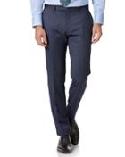  Airforce Blue Slim Fit Italian Suit Trousers Size W30 L32 By Charles Tyrwhitt