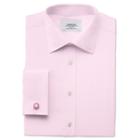 Charles Tyrwhitt Charles Tyrwhitt Pink Silk Road End-on-end Classic Fit Shirt (15 - 33)