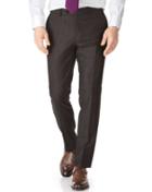 Charles Tyrwhitt Dark Grey Slim Fit Saxony Business Suit Wool Pants Size W40 L38 By Charles Tyrwhitt