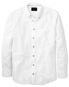 Charles Tyrwhitt Slim Fit White Cotton/linen Casual Shirt Single Cuff Size Medium By Charles Tyrwhitt