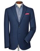 Charles Tyrwhitt Slim Fit Indigo Herringbone Cotton Jacket Size 38 By Charles Tyrwhitt