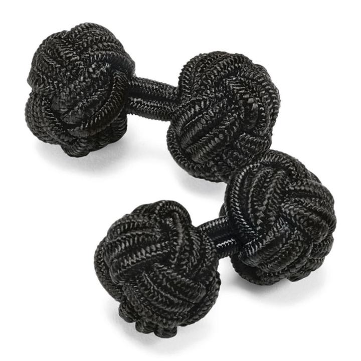 Charles Tyrwhitt Charles Tyrwhitt Black Cuff Knot Cuff Links