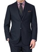 Charles Tyrwhitt Charles Tyrwhitt Indigo Slim Fit Saxony Business Suit Wool Jacket Size 36