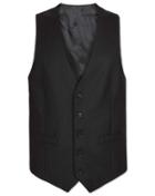  Charcoal Adjustable Fit Birdseye Travel Suit Wool Waistcoat Size W38 By Charles Tyrwhitt