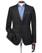  Slim Fit Charcoal Italian Wool Wool Blazer Size 38 By Charles Tyrwhitt