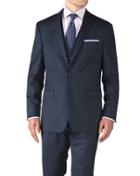 Charles Tyrwhitt Charles Tyrwhitt Airforce Blue Slim Fit Twill Business Suit Jacket