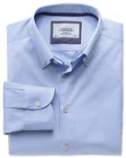 Charles Tyrwhitt Charles Tyrwhitt Slim Fit Button-down Collar Non-iron Business Casual Sky Blue Shirt