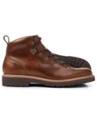  Brown Goodyear Welted Commando Boots Size 11 By Charles Tyrwhitt