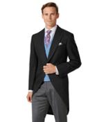  Black Classic Fit Morning Suit Tail Coat Size 38 By Charles Tyrwhitt
