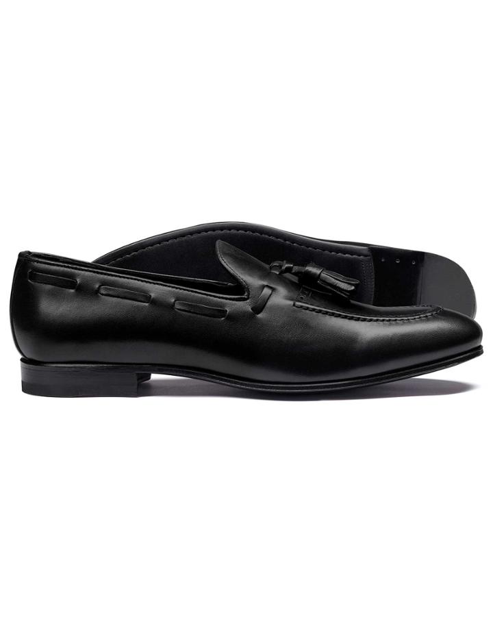  Black Tassel Loafer Size 11 By Charles Tyrwhitt