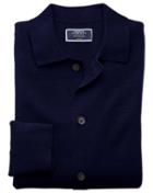 Charles Tyrwhitt Navy Merino Wool Jacket Size Large By Charles Tyrwhitt